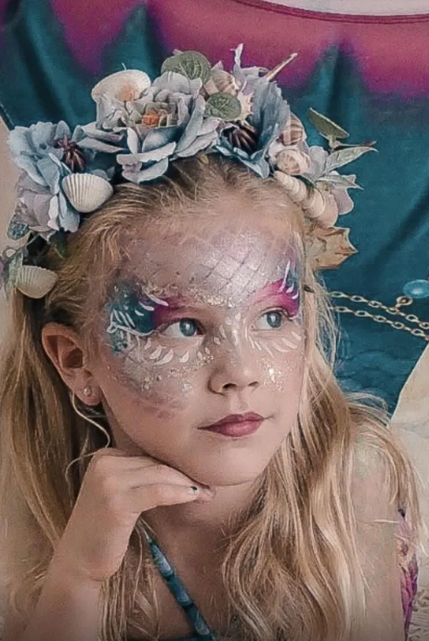 Facepainting programe Mermaid School Lanzarote 01